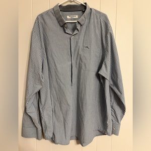 Tommy Bahama Shirt Sz XXL Blue‎